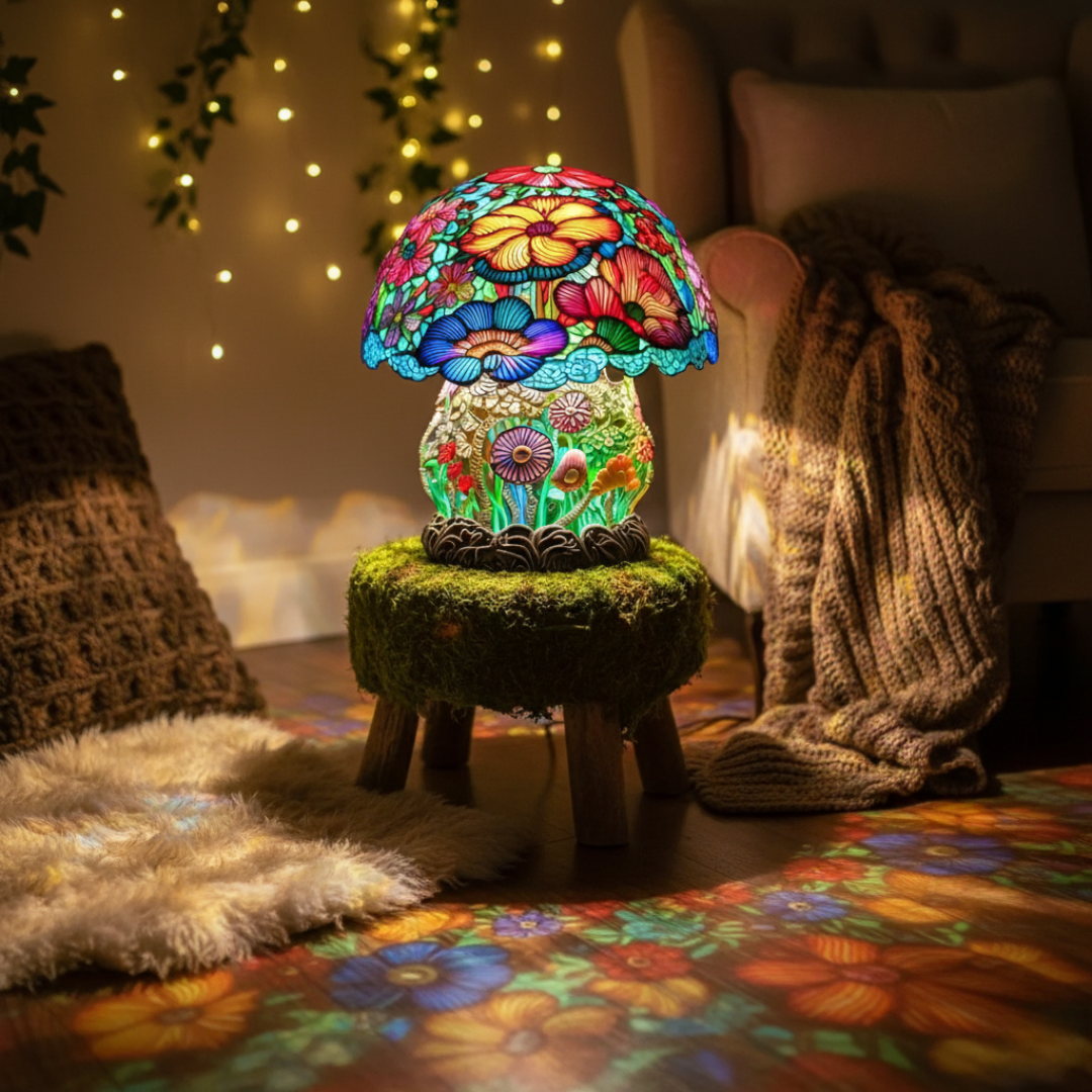 Matte Mushroom Lamp