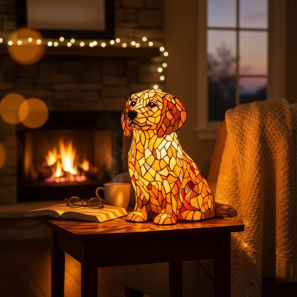 Golden Retriever Sculpture, Spiritual Style