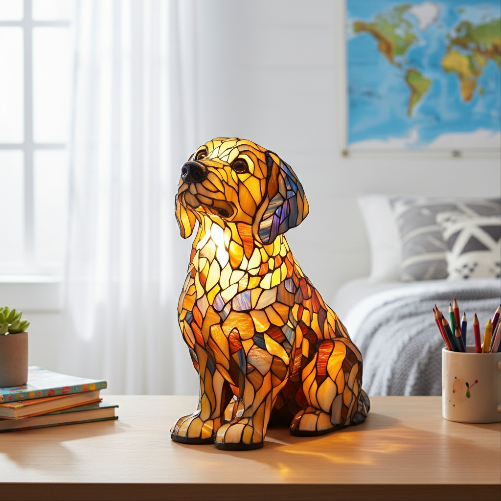 Golden Retriever Buddy – Radiant Lamp